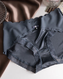 Bragas de encaje sin costuras, sedosas y satinadas
