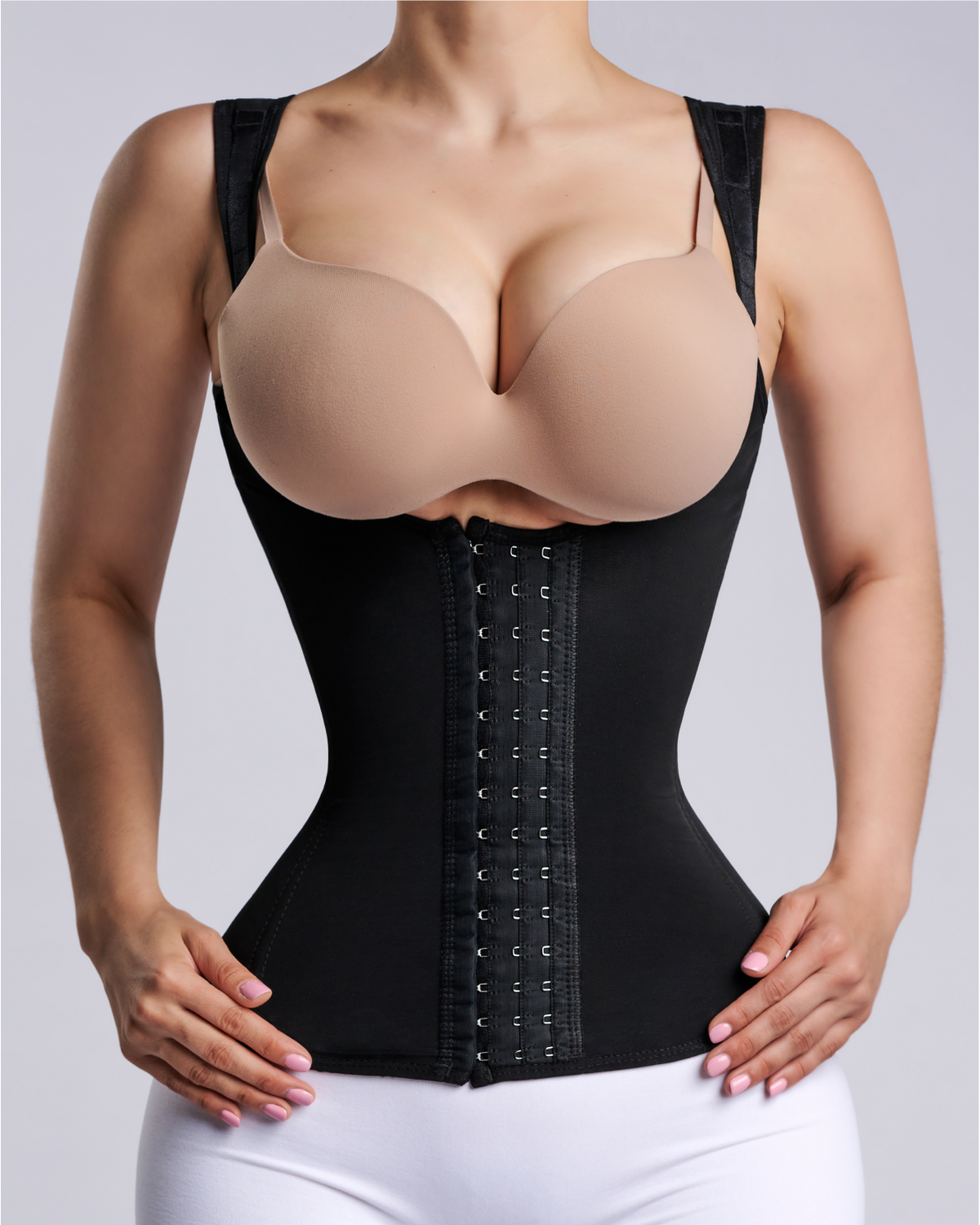 Chaleco de reloj de arena con corsé para entrenador de cintura para mujer