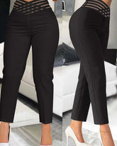 Pantalones cónicos Commuter con cinturón recortado
