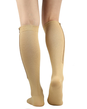 Nuevos calcetines elásticos con cremallera de compresión