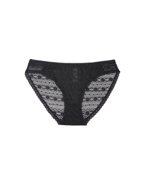 Nuevo conjunto de ropa interior de encaje fino sin anillo de acero relación lateral alta