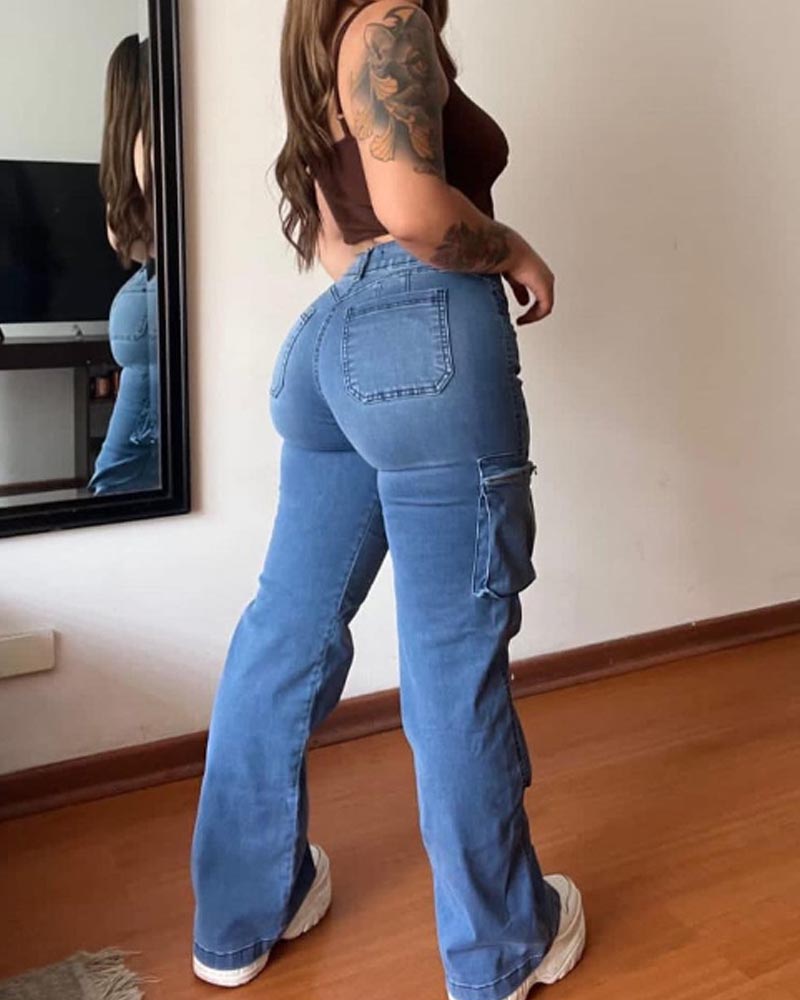 Jeans Baggy Bolsillos