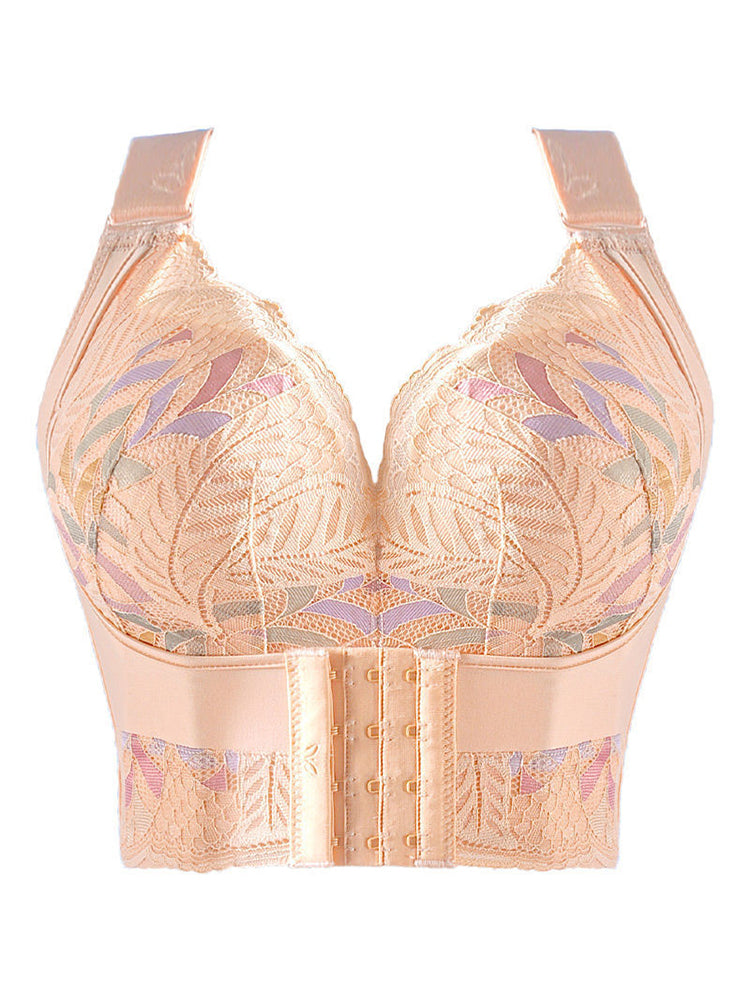 Brasier inalámbrico con tirantes anchos y ajustables con soporte lateral para mujer