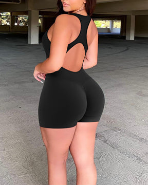 Body con cremallera y espalda descubierta