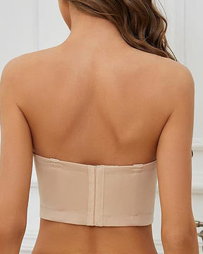Brasier bandeau con espalda baja y espalda descubierta