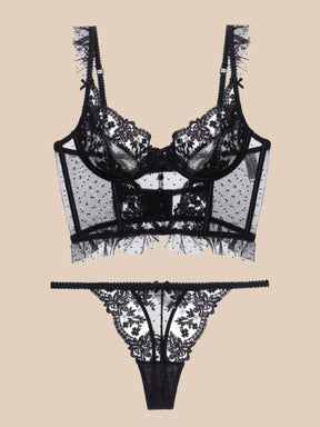 Conjunto de lencería de encaje chloe