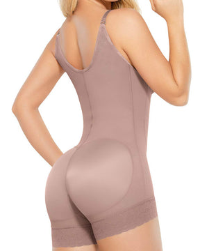Fajas de control de barriga de busto abierto para mujeres postparto body shaper post liposucción body hook and eye pérdida de peso cintura alta flatten abdomen fajas