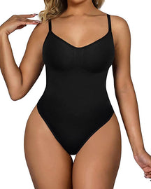 Mono ajustado con realce de cadera y tanga triangular, prenda moldeadora sin costuras (preventa)