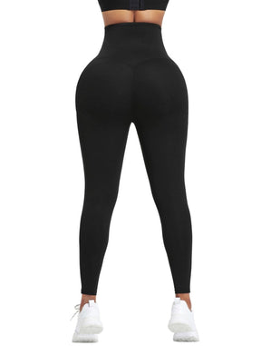 LEGGINGS CON CONTROL DE BARRIGA DE NEOPRENO AZUL