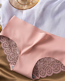 Ropa interior antibacteriana sin costuras de encaje sexy