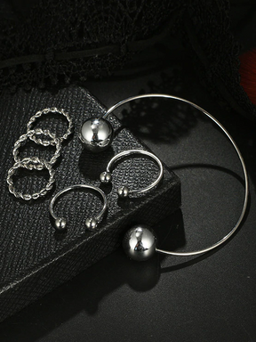 Accesorios De Anillos Aolly Vintage De Moda