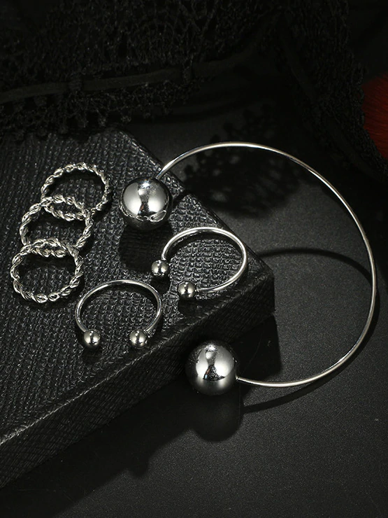 Accesorios De Anillos Aolly Vintage De Moda