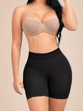 Pantalones cortos moldeadores de cintura alta de compresión más delgados para levantar glúteos