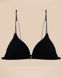 Brasier de ropa interior con botón frontal francés