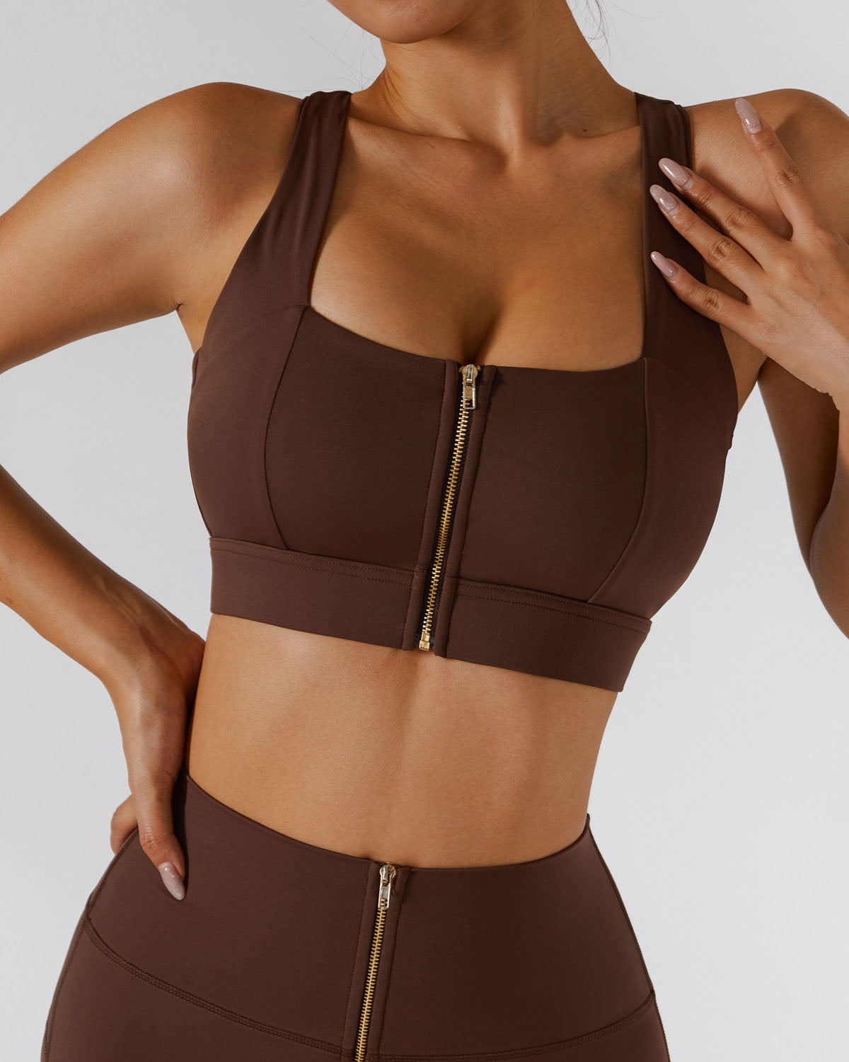Chaleco de yoga con espalda hermosa a prueba de golpes push up brasier de fitness de alta resistencia