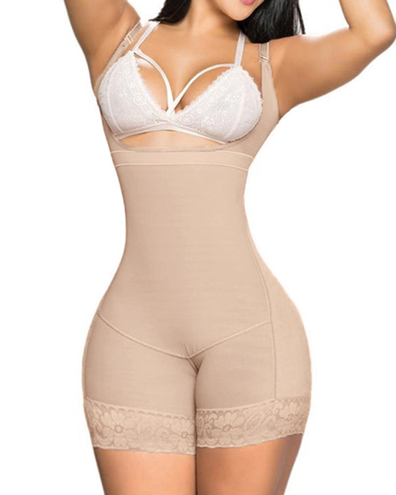 Faja lipoescultura invisible short espalda alta - linea ligera
