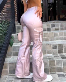 Pantalón Cargo Ecopiel