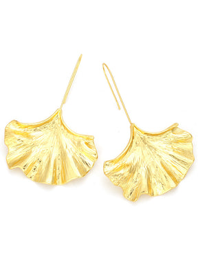 Pendientes De Hoja De Aleación Vintage De Moda
