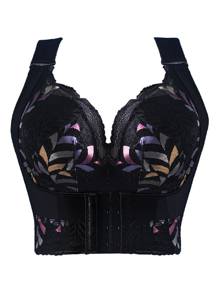Brasier inalámbrico con tirantes anchos y ajustables con soporte lateral para mujer