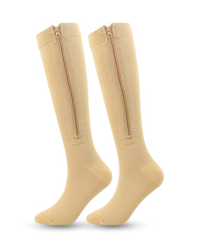 Nuevos calcetines elásticos con cremallera de compresión