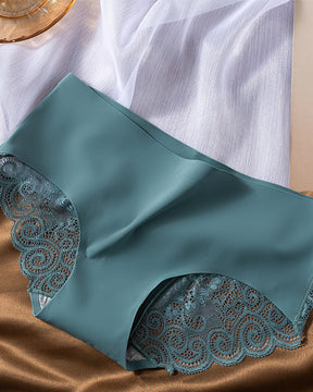 Ropa interior antibacteriana sin costuras de encaje sexy