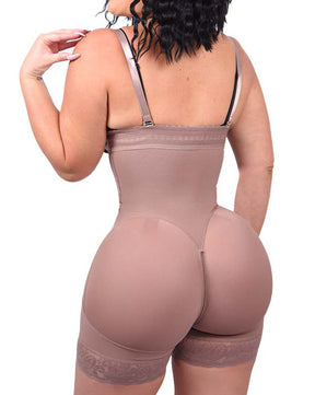 Fajas para mujeres control de barriga body shaper butt lifter muslo slimmer faja tallas grandes con cremallera en la entrepierna