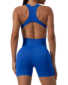 Mono sin costuras de una pieza para yoga, ajustado, elástico, para levantamiento de cadera